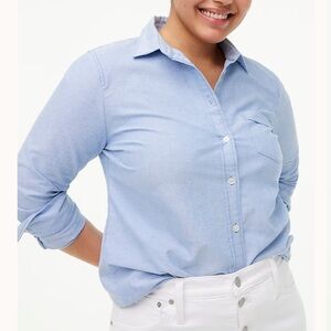 L.L. Bean Women’s Light Blue Button-Up Shirt